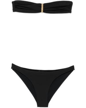 Balmain Bandeau Bikini - Black