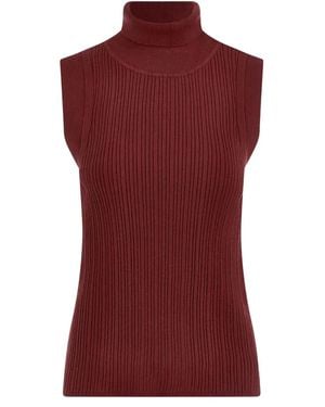 Varley Geripptes Trägershirt - Rot