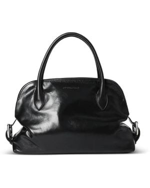 Ann Demeulemeester Medium Birita Leather Tote Bag - Black