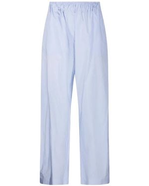 Thelatest Dora Elasticated-Waist Pants - Blue