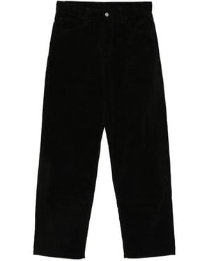 Carhartt Vaqueros De Pana Con Parche Del Logo - Negro