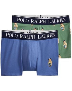 Polo Ralph Lauren Polo Bear Trunks (Set Of Two) - Blue