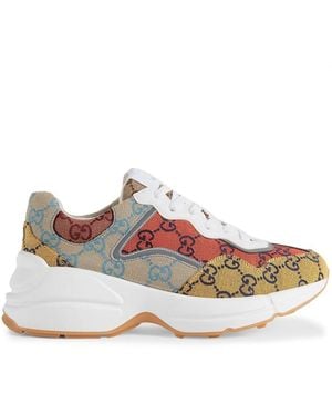Gucci Rhyton GG Multicolor Sneaker - Yellow