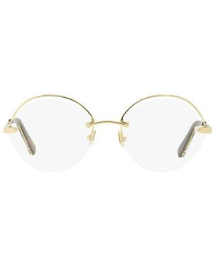 Roberto Cavalli Oval-Frame Glasses - White