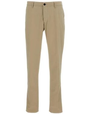 Incotex Straight-Leg Cotton Trousers - Natural