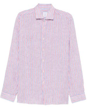 Xacus Striped Long-Sleeve Shirt - Purple