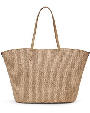 Brunello Cucinelli Woven Tote Bag - Natural