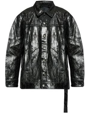 Rick Owens Jumbo Worker Jacket - Black