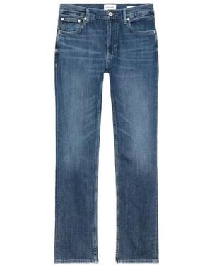 FRAME Faded Denim Jeans - Blue