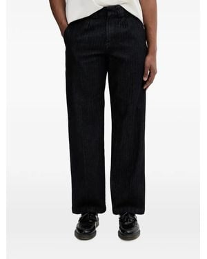 Dickies Selvedge Herringbone-Pattern Jeans - Black
