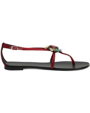 Giuseppe Zanotti Tarassacum ビジュートリム サンダル - ブラウン