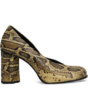 Ami Paris 85Mm Piano Pumps - Metallic