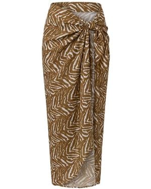 Nicholas Aminta Midi Sarong - Natural