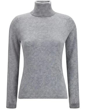 Allude Turtleneck Sweater - Grey