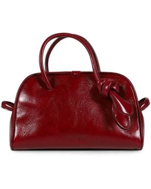 Jacquemus Small Turismo Leather Tote Bag - Red