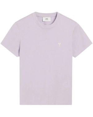 Ami Paris Asc コットンtシャツ - ピンク