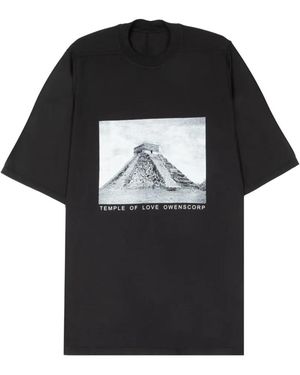 Rick Owens Jumbo Graphic-Print Oversized T-Shirt - Black