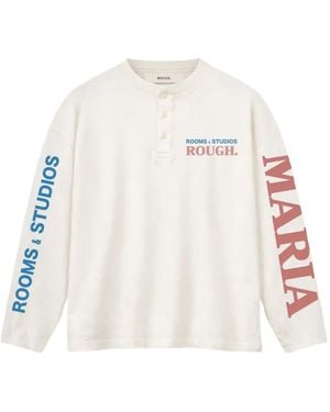ROUGH Long-Sleeve T-Shirt - White