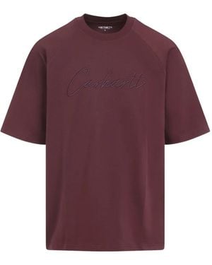 Carhartt Ray Raglan T-Shirt - Red