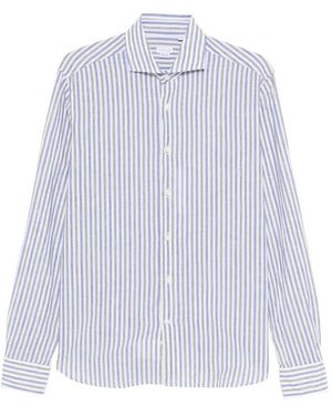 Orian Striped Shirt - White