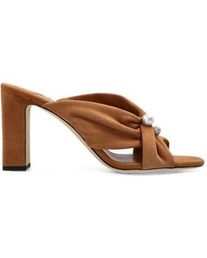 Jimmy Choo Rafi 85 Sandals - Brown