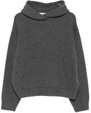 Rohe Pouch-Pocket Hoodie Jumper - Grey