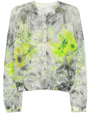 JNBY Jacquard Cardigan - Green