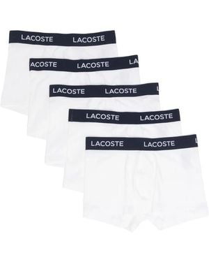 Lacoste 5-Pack Stretch Cotton Trunks - Blau