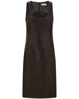 Ferragamo Nappa Kleid - Schwarz