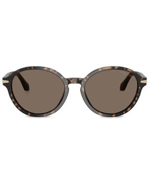 Giorgio Armani Gafas de sol con montura redonda - Gris