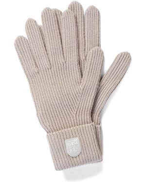 Parajumpers Plain Merino Wool Gloves - White