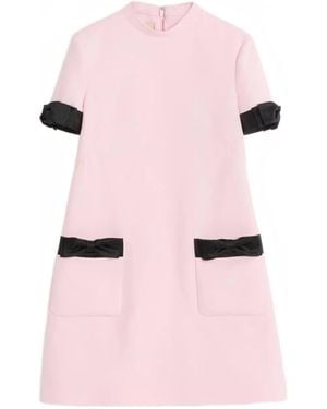 Valentino Garavani Crepe Couture Mini Dress - Pink