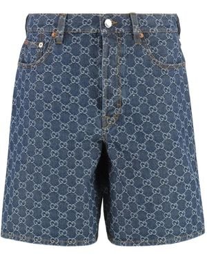 Gucci デニムショーツ - ブルー