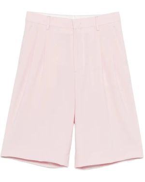 Tagliatore Pleated Shorts - Pink