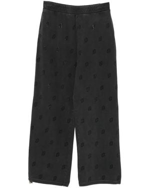 Liu Jo Patterned Trousers - Black