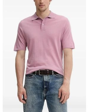 Samsøe & Samsøe Poloshirt mit kurzen Ärmeln - Rot