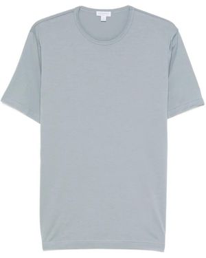 Sunspel Crew-Neck Short-Sleeve T-Shirt - Grey