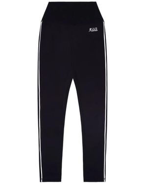 Sporty & Rich Sr Runner Striped Leggings - Blue