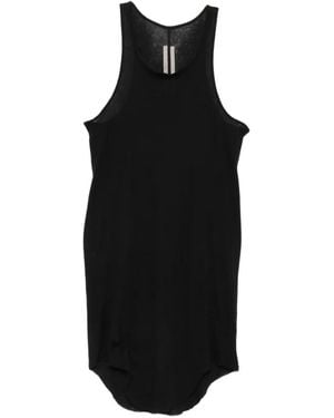 Rick Owens Ribbed-Knit Tank Top - Black