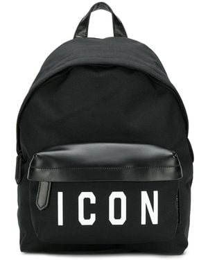 DSquared² ディースクエアード Icon バックパック - ブラック