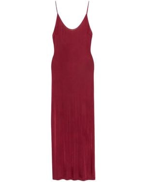Saint Laurent Maxi Dresses - Rojo