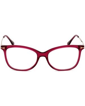 Tom Ford Square-Frame Glasses - Brown