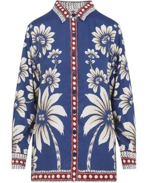 FARM Rio Luna Pyjama Shirt - Blue