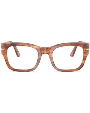 Persol Lunettes De Vue À Monture Carrée - Marron
