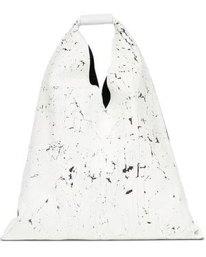 MM6 by Maison Margiela Classic Japanese Handbag - White