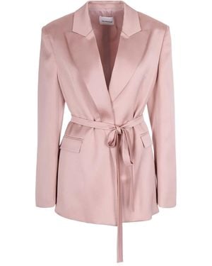 ANDAMANE Tie-Waist Jacket - Pink