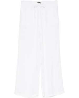 James Perse Drawstring Linen Pants - White