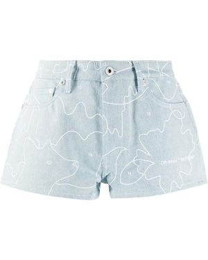 Off-White c/o Virgil Abloh Shorts - Blue