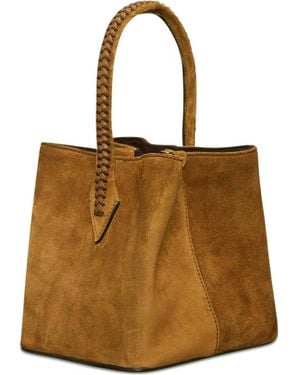 Metier Vérité Kleine Suède Shopper - Bruin