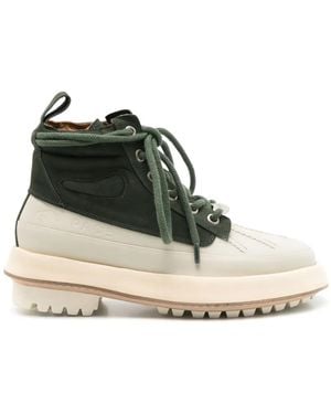 Pace Duck V2 Two-Tone Ankle Boots - Black